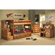Acme Allentown Twin Over Twin Bunk Bed With Storage Ladder Trundle In Espresso Walmart Canada