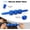 Blue Diamond, variant on 5 in 1 Foam Roller Set Trigger Point Foam Roller, Massage Roller Stick, Massage Ball, Stretching Strap for Deep Muscle Massage Pilates Yoga, Fitness Exercise for Whole Body (Purple Diamond)