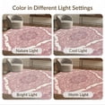 thumbnail image 7 of ODIKA Boho Scroll Border Vintage Motifs Distressed Trellis Mauve Dusty Refined for Bedroom, Bedside, Nursery, Pet Friendly & Kids Safe, 7 of 7