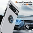thumbnail image 4 of TECH CIRCLE for Google Pixel 8 Pro Case with 360° Ring Stand, Multi-Layer Protective Case, Shockproof Cover for Google Pixel 8 Pro 6.2" Case 2023,Silver, 4 of 5