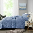 Intelligent Design King/Cal King Velvet Comforter Set with Decor Pillow