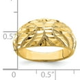 thumbnail image 3 of 14k Fancy Diamond-cut Ring R708, 3 of 7