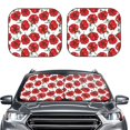 thumbnail image 2 of Windshield Sun Shade, Cute Pumpkin Tomato Foldable Car Sun Shade Windshield For Front, 2 Pieces, 2 of 4