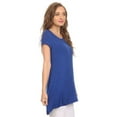 thumbnail image 3 of Women's Casual Solid Color Blouse Tunic Top Shirt, 3 of 4