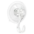 thumbnail image 2 of Suction Cup Hooks, Multi-Purpose Clear Shower Suction Hooks, Waterproof Heavy Duty Wreath Hanger, Removable Suction Shower Hooks for Front Door, Window, Glass, 2 of 7