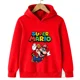 thumbnail image 3 of Ropa infantil con estampado creativo de Super Mario, sudadera informal de calle para hermano, sudadera deportiva para exteriores, sudadera con capucha para hermano de 2 a 14 años, 3 of 5