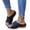 Black-B, variant on Orthopedic Sandal for Women Dressy Summer Sandals with Arch Support Casual Open Toe Wedge Platform Sandals Roman Vintage Anti-Slip Breathable Slipper