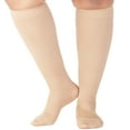 thumbnail image 1 of Made in USA - Unisex Opaque Compression Stockings 20-30mmHg - Light Beige, XL, 1 of 10