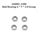 thumbnail image 4 of 24X 144001-1296 Cojinete para 144001 1/14 4Wd Rc Accesorios de Actualización de Repuestos de Coche, 4X7X1.8, 4 of 5