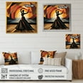 thumbnail image 5 of Designart "Art Deco Ballet Dance in Black VI" People Framed Wall Art - Traditional Black Animal Nursery Living Room Framed Canvas Art, 5 of 7