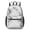 Black, variant on 17 Inch Lightweight Backpack,PVC Waterproof Oxford Fabric, Ergonomically Designed, with Large Capacity, Aqua Blue Watercolor