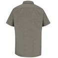 thumbnail image 2 of Red Kap Men's Short Sleeve Microcheck Uniform Shirt, 2 of 4