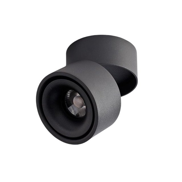 Toystoory Accesorio de foco de techo LED, dispositivo de luz descendente de estilo Simple, para interiores y exteriores, tiendas para el hogar, equipo de Iluminación y accesorios Negro Toystoory HA066358-01