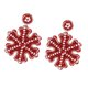 thumbnail image 4 of Pendientes de cuentas navideñas perfecl de fieltro para regalo de Navidad de año Nuevo para mujeres y niñas, 4 of 8