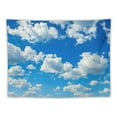 thumbnail image 5 of Creowell  Blue Sky Tapestry Wall Hanging White Clouds Tapestry Backdrop Art Wall Decor Birthday Party Wall Decorations Clear Sunny Sky Cloud Decorative Tapestry for Bedroom 40x60inch, 5 of 6