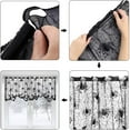 thumbnail image 5 of Indoor Horrible Party Supplies Web Dacron Black Halloween Decoration Skeleton Skull Tablecloth Door Curtain Fireplace Mantel Scarf 4, 5 of 8