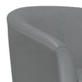 thumbnail image 5 of Austin 30 inch Wide Contemporary Tub Chair in Stone Grey Vegan Faux Leather, 5 of 11