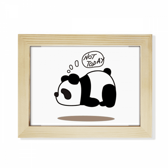 Imagination Panda Floating Eyes Desktop Photo Frame Picture Art Decoration Painting 6x8 inch