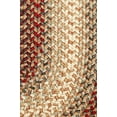 thumbnail image 2 of Red Indoor & Outdoor Rug, Braided Textured Design, 6Ft. X 6Ft. Round Sunroom/Porch Carpet, 2 of 2