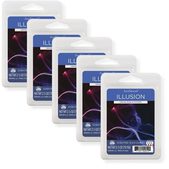 Illusion Scented Wax Melts, ScentSationals, 2.5 Oz (5-Pack)