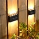 thumbnail image 5 of 4 Piezas Lámpara de Pared Solar Luz con Energía Solar Impermeable para Exteriores Iluminar Hacia Arriba y Hacia Abajo Decoración del Jardín del Hogar Luces Solares,C, 5 of 5
