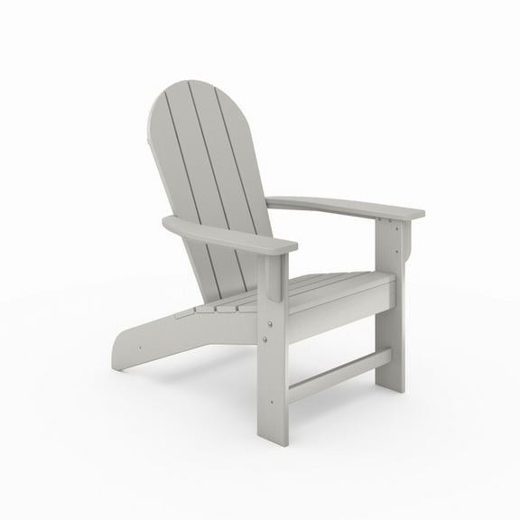 Miekor Furniture Dark Gray Adirondack Chair – Premium HDPE Poly Lumber for Pool, Patio, and Garden Elegance 8779