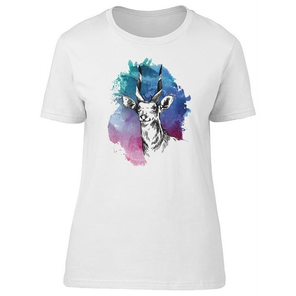 Antelope Head Cool Sketch Tee Women's -Image by Shutterstock