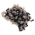 thumbnail image 3 of 100 piezas de ojos de plástico negro para osos de peluche, juguetes de fieltro, marionetas, accesorios para manualidades DIY de 12 mm, 3 of 14