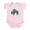 Petal Pink, variant on CafePress - Native Buffalo Design Infant Bodysuit - Baby Light Bodysuit, Size Newborn - 24 Months