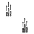 thumbnail image 3 of Speravity Destornillador más ecológico, brocas, accesorios de extracción, herramientas de destornillador portátil de alta precisión, 65/70/90mm, 3 65/70/90mm 3PCS 2piezas Speravity CBP262645, 3 of 5
