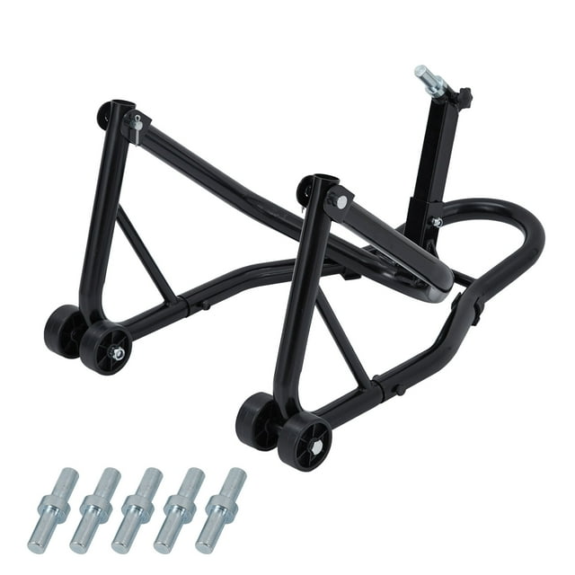 GloryStar Motorcycle Lifting Jack, 660 lb Capacity Front Wheel Stand Compatible with Different Brands
