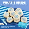 thumbnail image 2 of Cheryl's Cookies® Congrats Grad, Graduation Cookie Gift Box, with 24 Buttercream Frosted Sugar Cookies, Individually Wrapped, Gift for Grads, Family, Friends, Loved Ones, 2 of 6