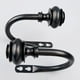 thumbnail image 3 of Soporte para Cortina de Pared Macarena 2 Piezas en Apariencia de U Negro, 3 of 8