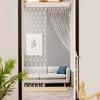 VOSS 50x200cm Love Heart String Curtain Window Door Divider Sheer Curtain Valance