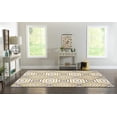 thumbnail image 2 of Allora 8' x 10' Hand-Tufted Geometric Design Polyester Rug in Ivory and Gray, 2 of 5