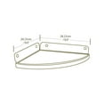 thumbnail image 2 of Lifetime Corner Shelves The two (2) 9.5" radius corner shelves, 2 of 5