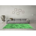 thumbnail image 3 of Ahgly Company Indoor Rectangle Oriental Emerald Green Modern Area Rugs, 7' x 9', 3 of 4