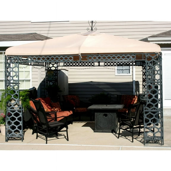 Garden Winds Replacement Canopy Top for Palermo Gazebo - Riplock 350