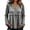 07# Gray, variant on Flowy Boho Tops for Women V Neck Gauze Shirts Fall Vintage Fringe Tops Plus Size Long Sleeve Boho Shirts Loose Fit Classy Bohemian Tops Black 2XL
