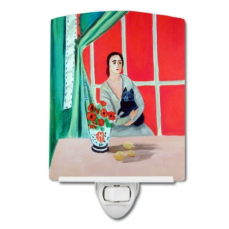 

Caroline s Treasures 7269CNL Lady with her Schipperke Ceramic Night Light 6x4x3 multicolor
