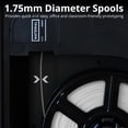 thumbnail image 3 of Filamento termoplástico MakerBot 375-0055A Tough PLA negro, 1 kg, 3 of 6