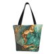 thumbnail image 1 of Fotbe Emerald Color Gold Marble Bolsa de Playa con Estampado, Bolsa de Hombro, Bolsa de Mano Espaciosa, Bolsa de Viaje Ligera, Bolsa de Compras Versátil, 1 of 6
