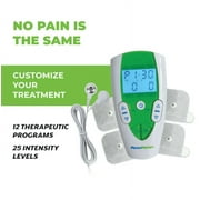 AccuRelief Dual Channel Electrodes TENS Therapy Electrotherapy Pain Relief System
