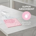 thumbnail image 4 of Unique Bargains 3pcs Fish Scale Streak Free Magic Glass Towels Pink 12" x 12", 4 of 8