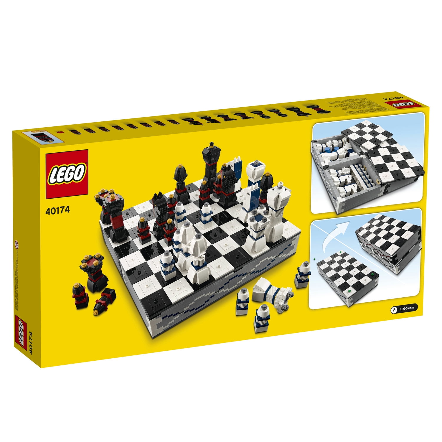 udsagnsord Muligt cigaret LEGO Iconic Chess 40174 Building Set (1450 Pieces) - Walmart.com