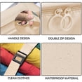 thumbnail image 4 of Packing Cubes for Travel, 8Pcs Travel Cubes Set Foldable Waterproof Suitcase Organizer Luggage Storage Bag, Beige, 4 of 7