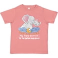thumbnail image 3 of Inktastic My Nana Loves Me to the Moon and Back Elephant Family Boys or Girls Toddler T-Shirt, 3 of 5