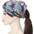 thumbnail image 3 of Bonnet d'Été Fin pour Femmes, Léger et Ample, à Fleurs, 3 of 6