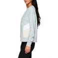 thumbnail image 3 of Reebok Womens Journey French Terry Cropped Crew Sweatshirt,Sizes XS-XXXL, 3 of 4