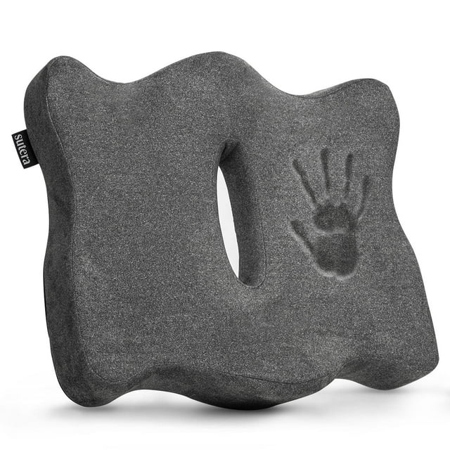 Cojín de asiento SUTERA Memory Foam con soporte de 45 x 41 x 11 cm